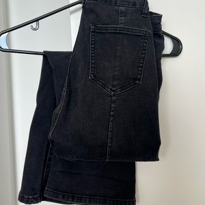 Super down Black Bell Bottom Jeans